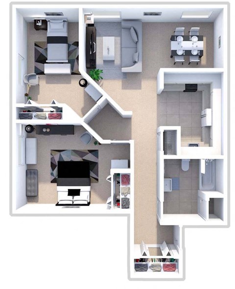 a floor plan of a house